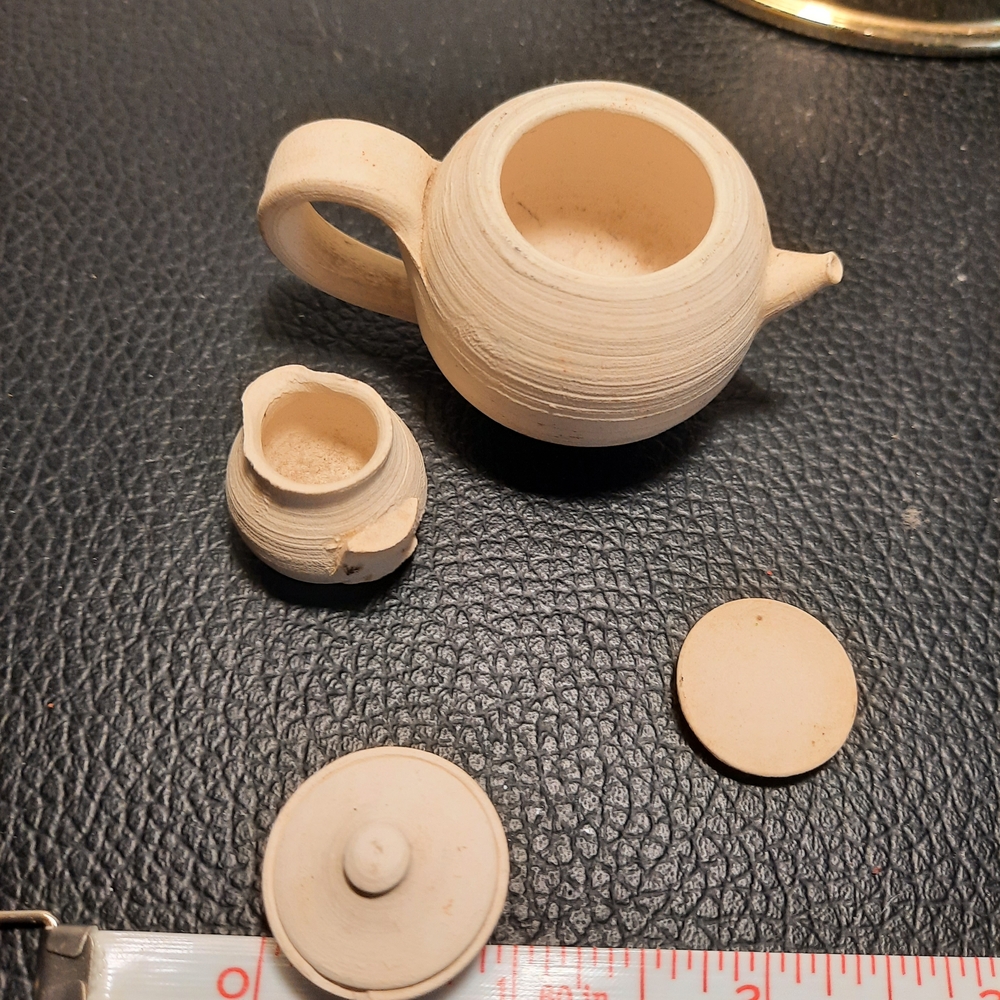 Source Unknown Cream Ceramic Tea Set - Picture 2 of 10